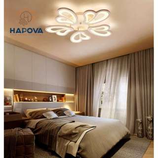 Đèn ốp trần phòng khách 5 cánh HAPOVA CIARA 2080