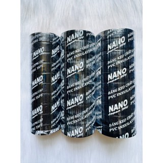  10 cuộn băng keo dính đen cách điện Nano băng keo cách điện Nano siêu rẻ 