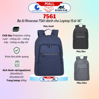 [HỎA TỐC] Balô Rivacase 7561 dành cho Laptop 15.6-16" - Bảo hành 24 tháng - Hàng chính hãng