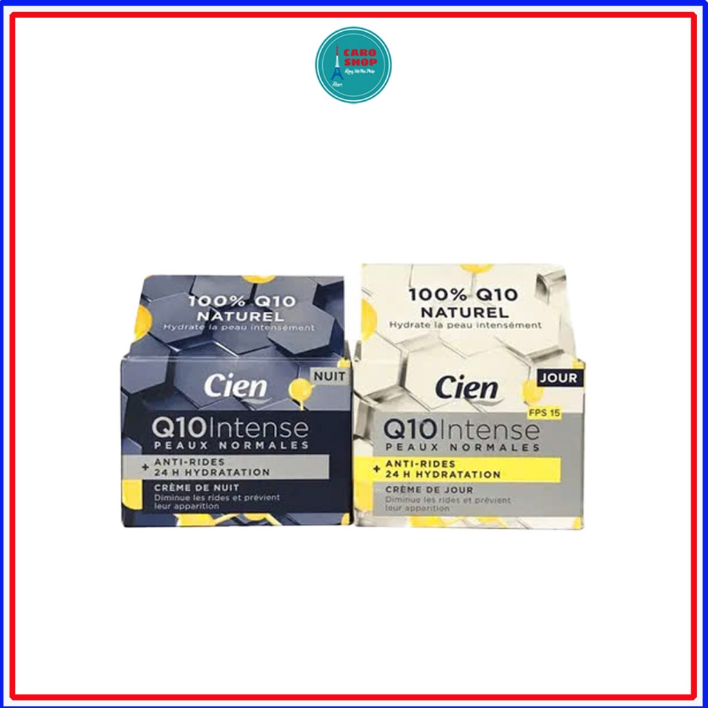 Kem dưỡng ngày đêm CIEN Q10 50ml bản Pháp - dưỡng ẩm, chống nhăn, chống lão hóa