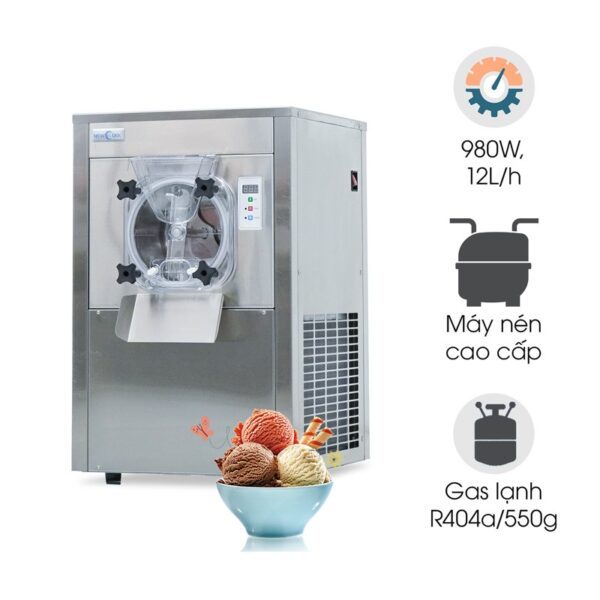 Máy làm kem cứng NEWCOOL NC-BQL-128Y (để bàn) - Bảo hành chính hãng 24 tháng