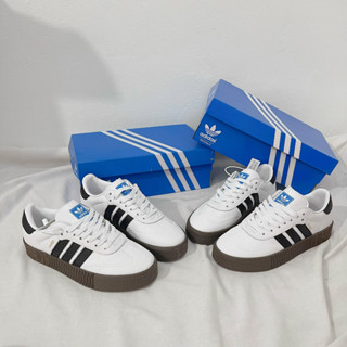  Giày thể thao Adidas samba đế cao đen trắng cổ điển phối đồ nam nữ hot trend 2025 