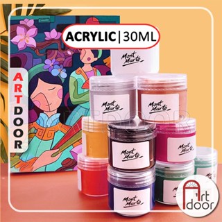 [ARTDOOR] Màu vẽ Acrylic MONT MARTE Hũ (chiết 30ml) custom áo, vải, gỗ, kính, tô tượng, đất sét, số hóa