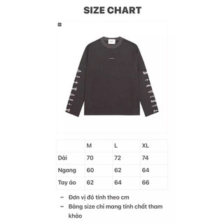 ÁO THUN TAY DÀI DOUBLE LAYER LONG SLEEVE TEE SPACE GREY