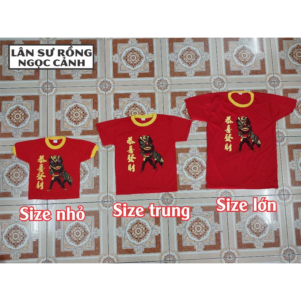 Áo múa lân trẻ em Áo múa lân cho bé Quần áo múa lân