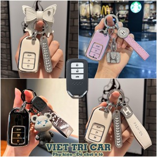Ốp Chìa Khóa Xe Honda City, CRV, CIVIC, ACCORD, HR-V - Loại 3 Nút Bấm Cao Cấp