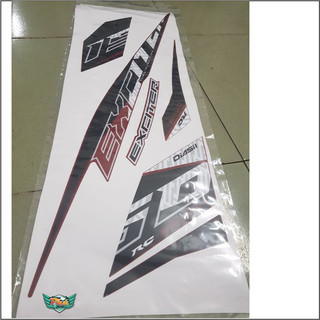 Tem rời Exciter 150 đỏ đen nhám 2020 , tem cover (P)
