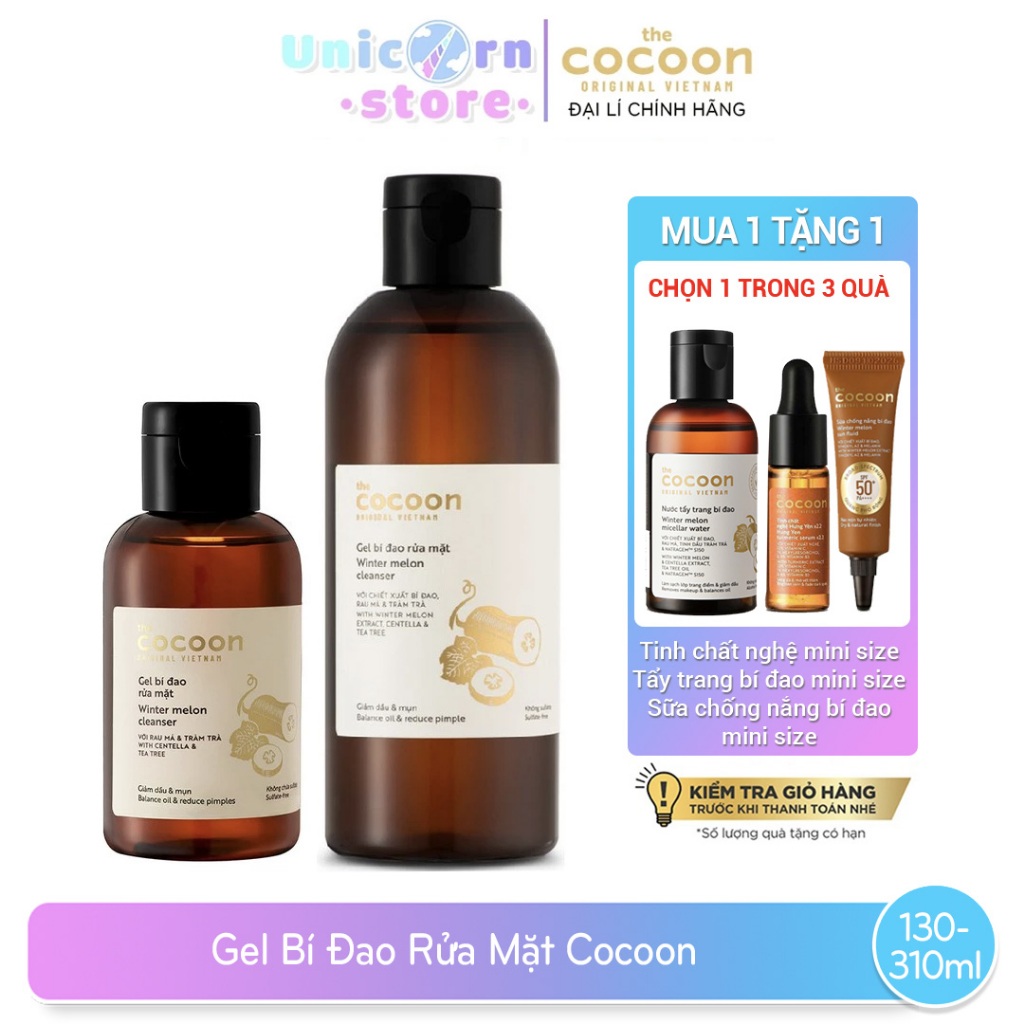 Gel Bí Đao Rửa Mặt Cocoon