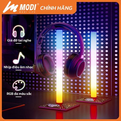 Giá Treo Tai Nghe Tích Hợp Led RGB MODI SOLAR Chuyển Màu Nháy Theo Nhạc Nhiều Chế Độ Tùy Chỉnh