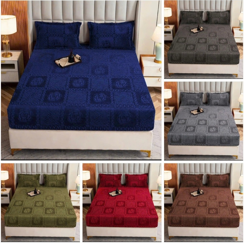 Ga gối nỉ nhung coco trần bông cao cấp, set 3 món nỉ nhung bọc đệm công nghệ mới thoáng khí mềm mại