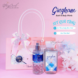 ✨🌸[BILL Mỹ] Xịt thơm GINGHAM Body Mist Bath & Body Works