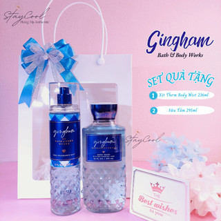 ✨🌸[BILL Mỹ] Xịt thơm GINGHAM Body Mist Bath & Body Works