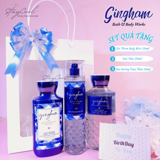 ✨🌸[BILL Mỹ] Xịt thơm GINGHAM Body Mist Bath & Body Works