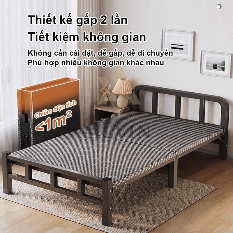 ALVIN giường gấp gọn hàng nhập khẩu Thoải Mái Êm Ái Tháo Lắp Tiện Lợi giường gấp gọn thông minh 1m9 | BigBuy360 - bigbuy360.vn