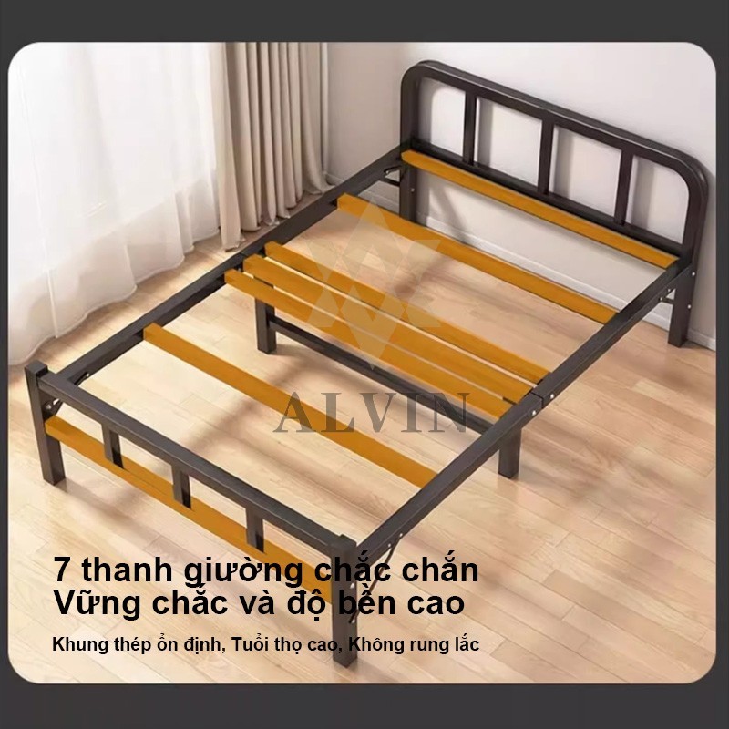 ALVIN giường gấp gọn hàng nhập khẩu Thoải Mái Êm Ái Tháo Lắp Tiện Lợi giường gấp gọn thông minh 1m9 | BigBuy360 - bigbuy360.vn