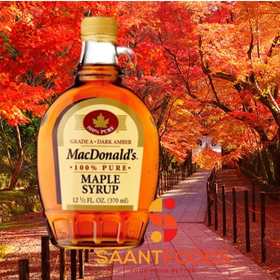 Siro Mật Ong Mac Donald's Maple Syrup (USA) - 370ml