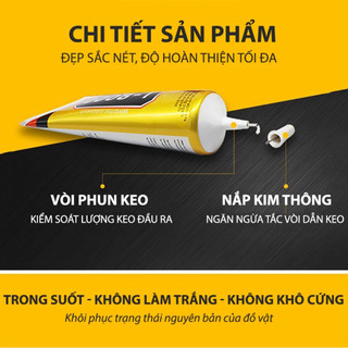Keo Dán Đa Năng B7000 E8000 T7000 Dán Màn Hình, Dán Linh Kiện