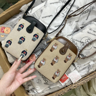 Túi đeo chéo BiBiBao đeo điện thoại hoạ tiết gấu xinh xắn đáng yêu giá siêu hấp dẫn