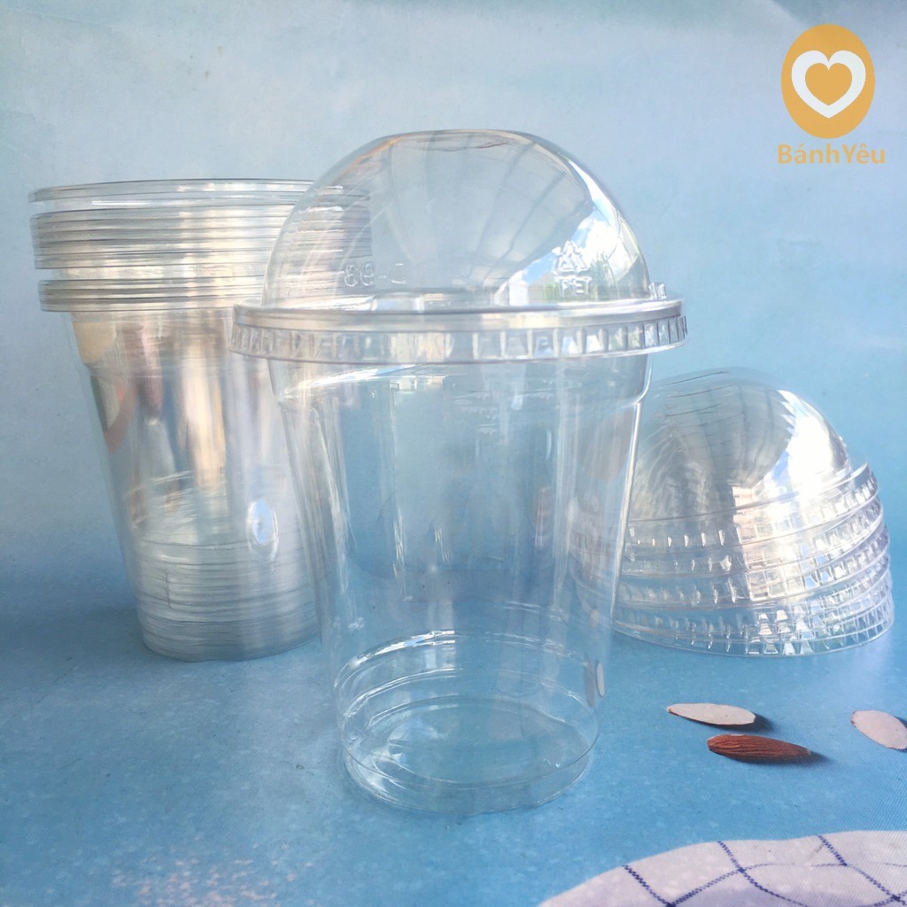 Ly nhựa nắp cầu 350ml
