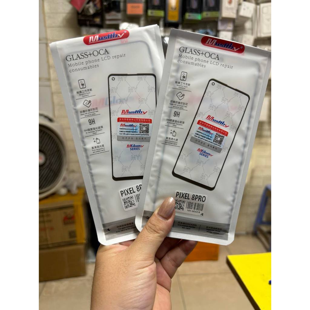 Mặt Kính Ép Điện Thoại GG Pixel 8 Pro Liền Keo OCA