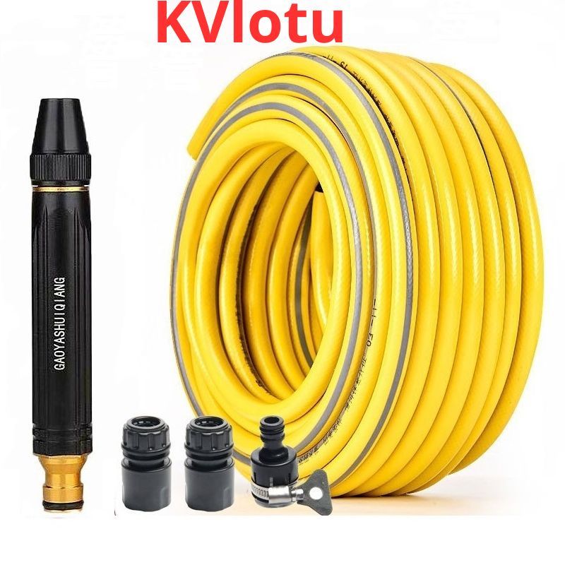 Bộ vòi xịt tăng áp KVLOTU rửa xe full mẫu mã vòi tưới cây, rửa xe tiện dụng cao cấp đa chức năng mã KV1