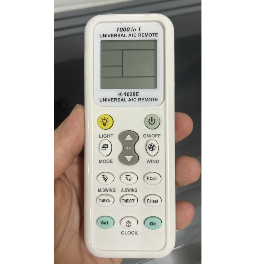 [PHẢI CÀI ĐẶT] REMOTE MÁY LẠNH ĐA NĂNG K-1028E - ĐIỀU KHIỂN ĐIỀU HÒA ĐA NĂNG K-1028E - BH 3 tháng