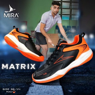 TẶNG TẤM LÓT +TÚI RÚT +Keo len ) giày cầu lông nam nữ mira matrix Bóng rổ ,bóng chuyền ,cầu long···