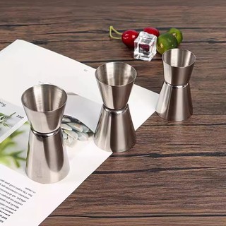 Zigger 2 đầu inox, Ly đong hai đầu pha chế, jigger nhựa đo lường