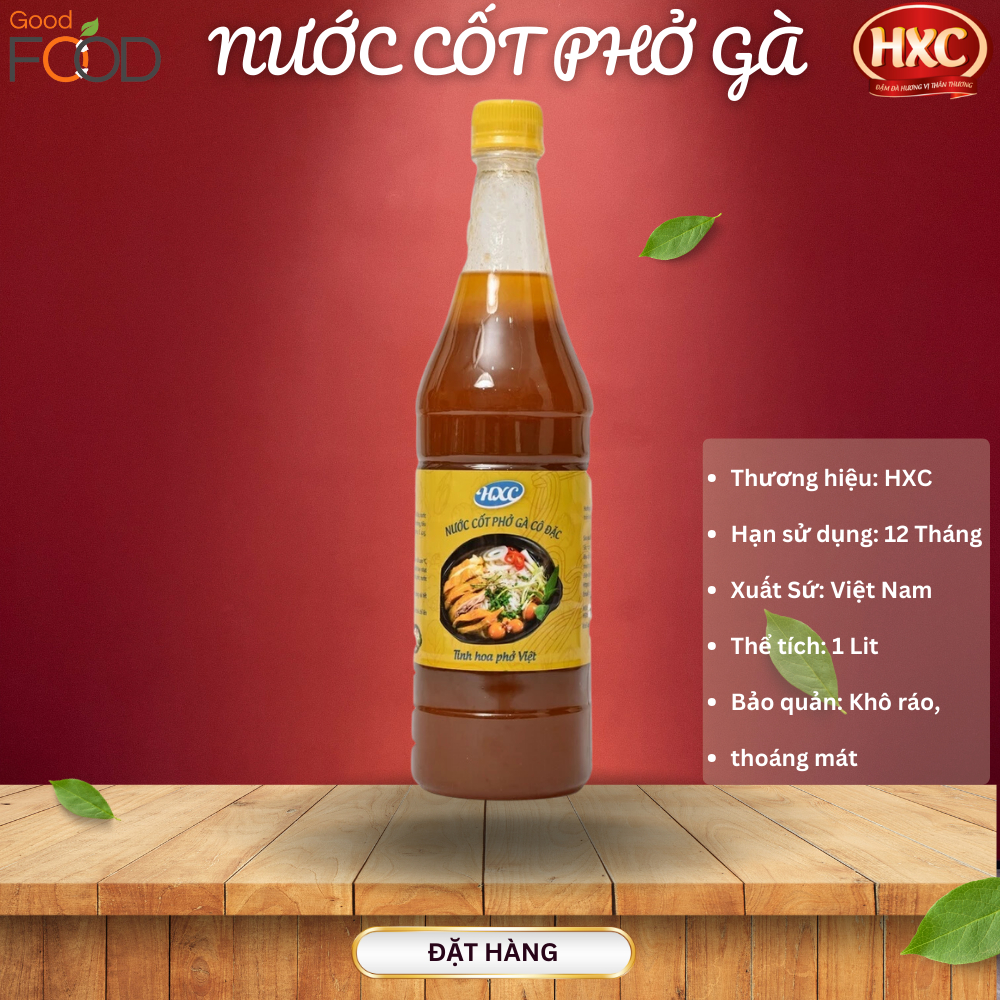 Nước Cốt Phở Gà Đóng Chai HXC