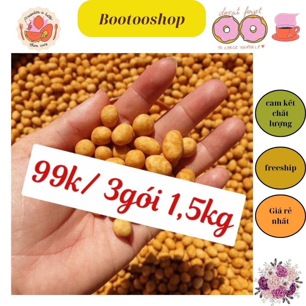 1,5kg Đậu phộng da cá vị nước cốt dừa thơm ngon