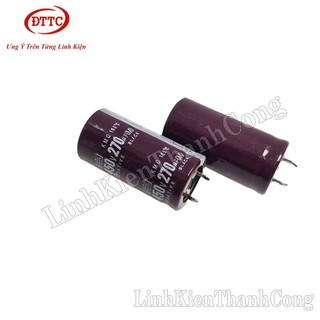 Tụ 270uF 450V Chân Cứng (25x50mm)