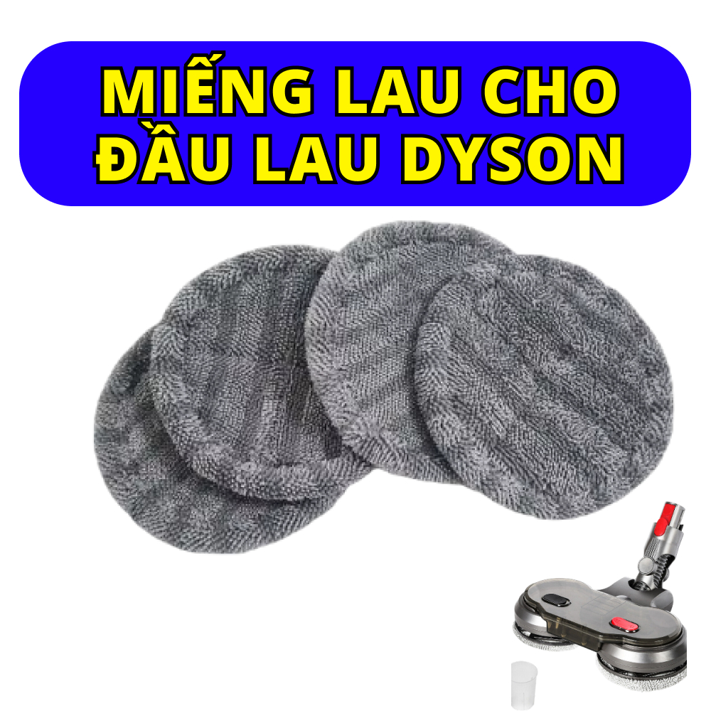 Miếng lau nhà cho đầu lau dyson - chất lượng cao - 1 cặp