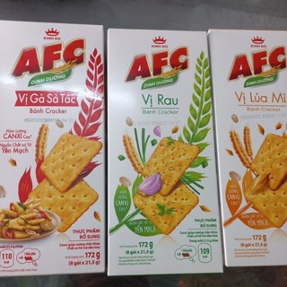 Bánh AFC Vị rau, lúa mì 172g