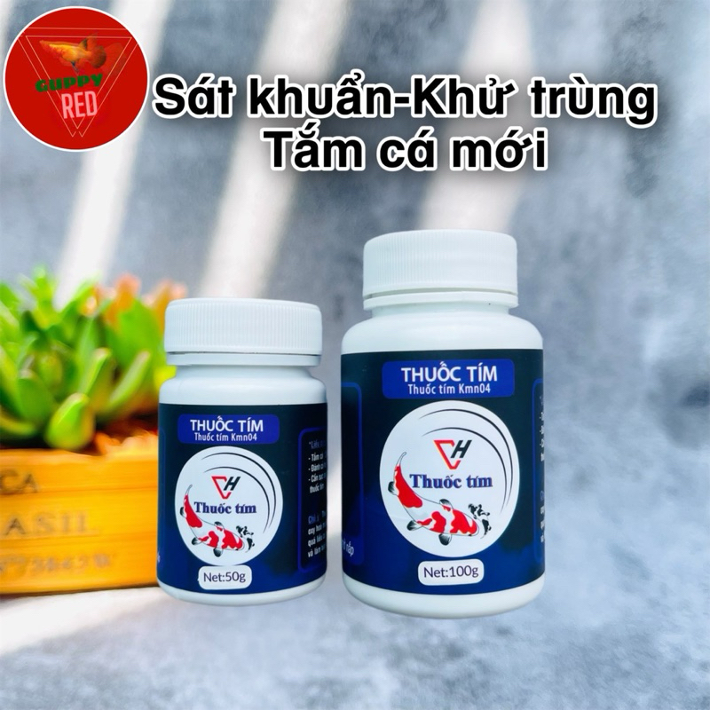 Thuố.t  tím sát khuẩn và khử trùng cá mới