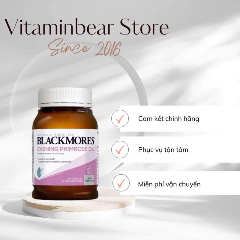 Anh thảo Blackmores Evening Primrose Oil 190viên