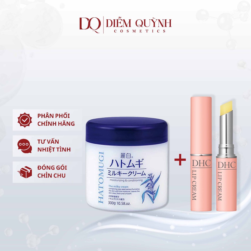 Kem dưỡng ẩm hatomugi 300g Nhật Bản