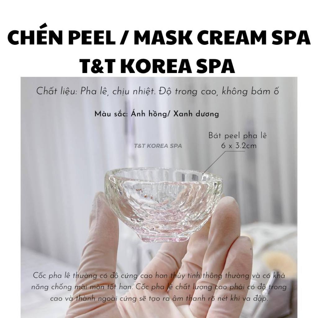 Chén Peel Thuỷ Tinh, Chén Thủy Tinh Trong Suốt Peel Da Chén Pha Lê Peel Da Mặt Hàng Cao Cấp
