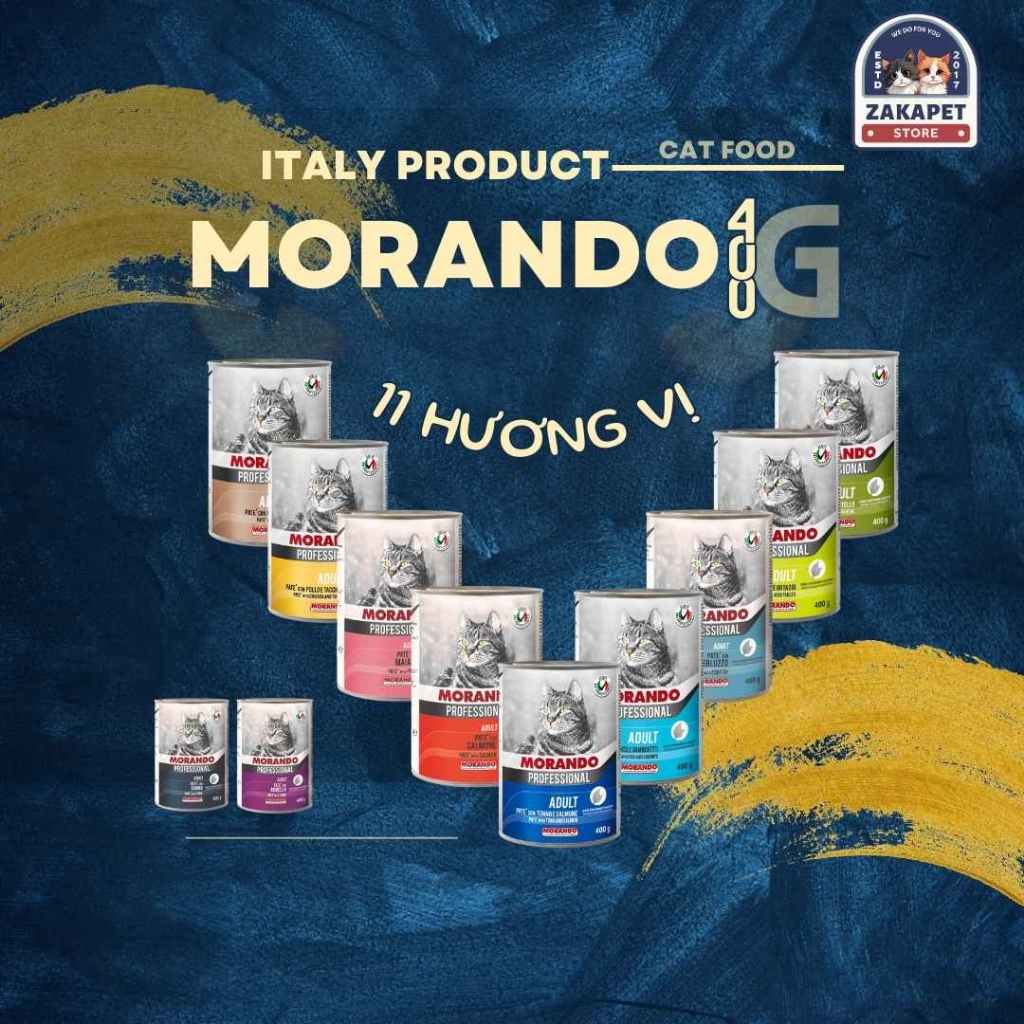 Pate mèo Morando 400g