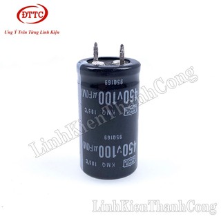 Tụ Hóa 100uF 450V Chân Cứng Kích Thước 22x30mm 22x35mm 22x40mm