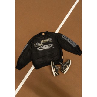   SMAKER  Áo Sweater nam nữ Local Brand chất nỉ chân cua  màu đen Unisex-SNIFF WASH IN BLACK 