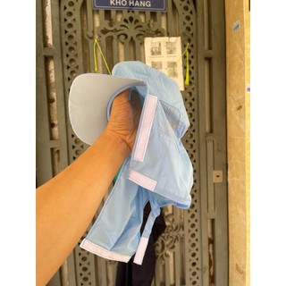 Nón, Mũ lưới trùm đầu thủy sản có khẩu trang trùm tới gáy bảo vệ nguyên đầu không sợ tóc rơi ra ngoài - Bảo hành 12 thán