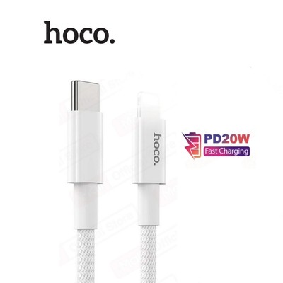 Cáp sạc nhanh TypeC to IP PD20W 3.0A Hoco X56 dây vải dù hỗ trợ truyền dữ liệu dùng cho ip6/7/8/X/11/12/13