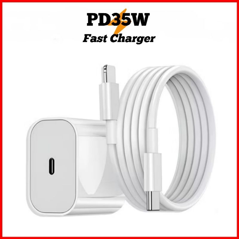 Bộ Sạc Nhanh 35W USB C - LN Cho 8 / X / 11 / 12 / 13 / 14