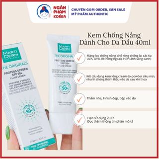 Kem Chống Nắng Phổ Rộng Marti SPF50+ Bảo Vệ Toàn Diện 40ml