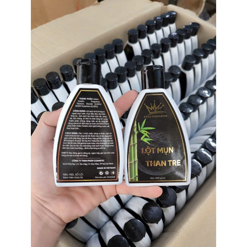 30ML - 200ML GEL LỘT MỤN THAN TRE PHÁP Cosmetic