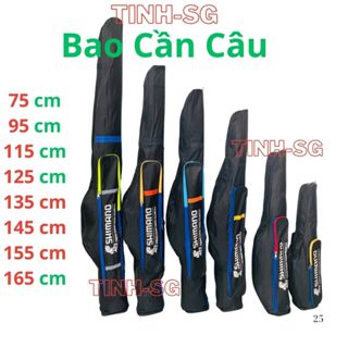 Túi Đựng Cần Câu Cá SHIMANO LOẠI TỐT 3 Ngăn Đủ Size - Bao Đựng Cần Máy, Lure, Đài