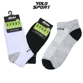 Tất Thể Thao Nam Nữ Cổ Thấp Atinta AT003 Ngang Mắt Cá Chân Khử Mùi Kháng Khuẩn Công Nghệ Hàn Quốc Êm Thấm Hút Freesize