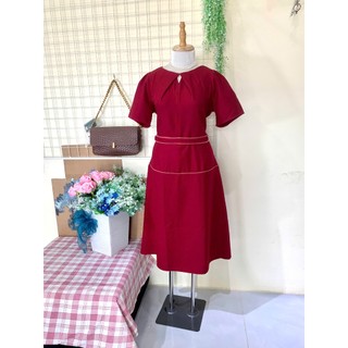 SALE BỎ MẪU - Đầm Trung Niên Trẻ Trung Thiết Kế Trang Nhã Thanh Lịch Bigsize Đi Làm Đi Tiệc Cho Bà Cho Mẹ U50, U60 LT386