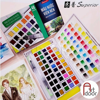 [ARTDOOR] Bộ màu Nước Nén SUPERIOR (hộp nhựa)