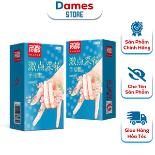 Bao Cao Su Ngón Tay Gai ELASUN, Bcs Gân Gai Dọc Thân, Nhiều Gel Bôi Trơn (Hộp 2C) | Dames.store